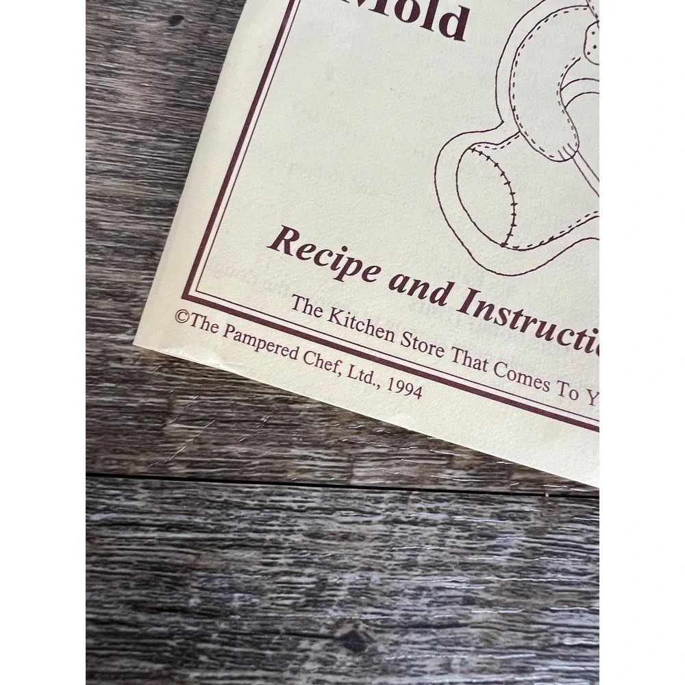 Vintage pampered chef cookie‎ mold sunflower basket 1994 paper decor kitchen